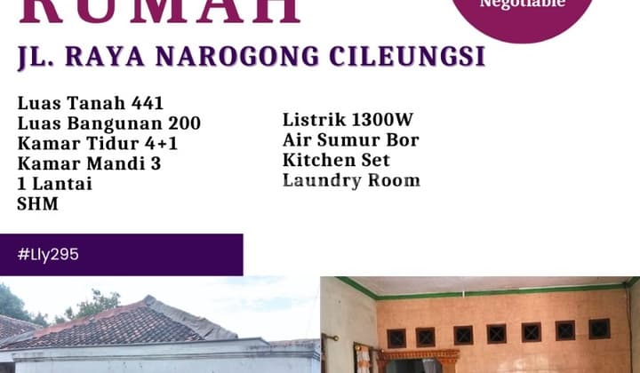 Dijual Tanah dan Bangunan Dilokasi yang Strategis