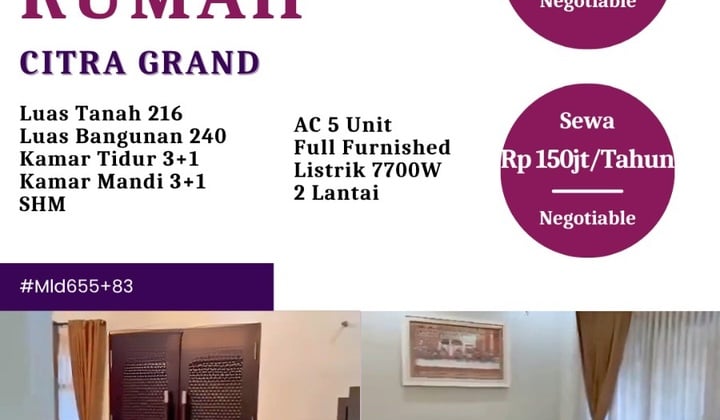 Dijual Rumah Bersih Rapih Diperumahan Elit