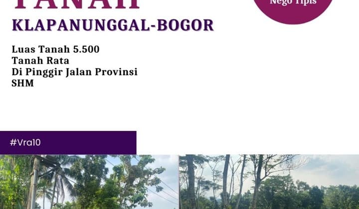 Tanah Nol Jalan Propinsi di Klapanunggal