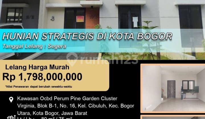 Hunian Mewah Ekslusive Modern 2 Lantai Strategis Kota Bogor