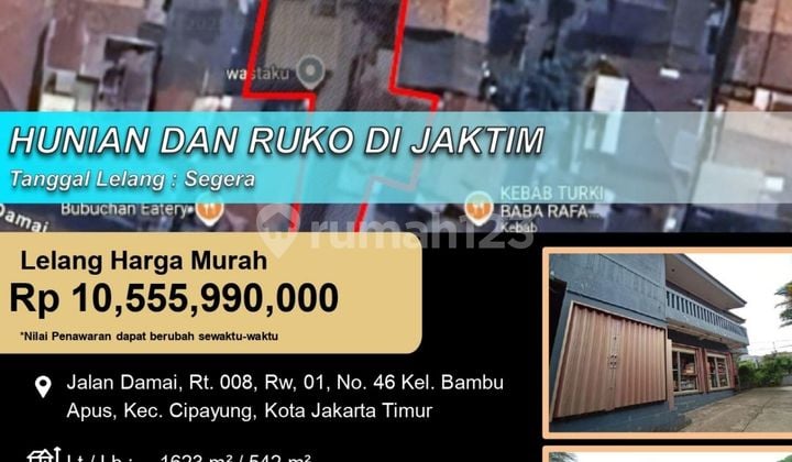 Ruko dan Rumah Hunian yang Nyaman di Tengah Kota Jakarta Timur