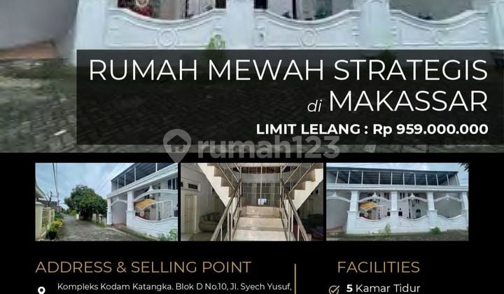 Rumah Mewah Megah Lokasi Strategis di Rappocini Makasar