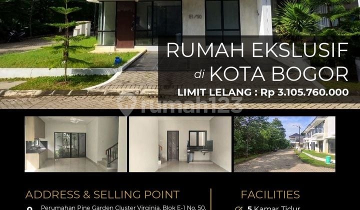 Rumah Baru Eksklusif 2 Lantai di Lingkungan Bebas Banjir