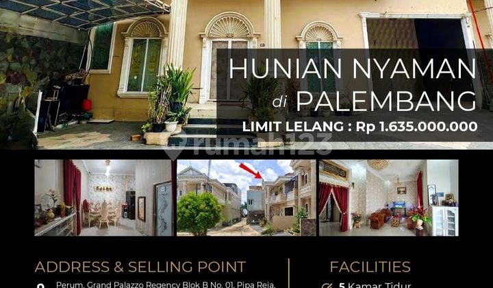 Rumah Mewah Megah 2Lantai Nyaman di Palembang