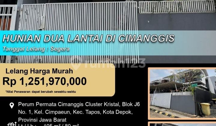 Rumah Hunian Modern Minimalis 2 Lantai Nyaman di Cimanggis