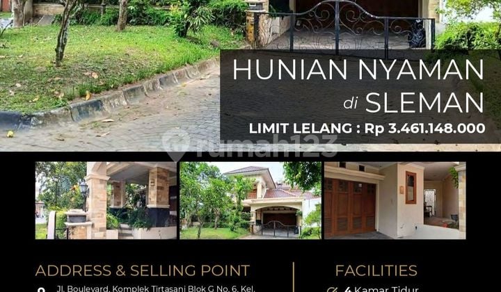 Rumah Mengah Nyaman dan Asri di Sleman Yogyakarta