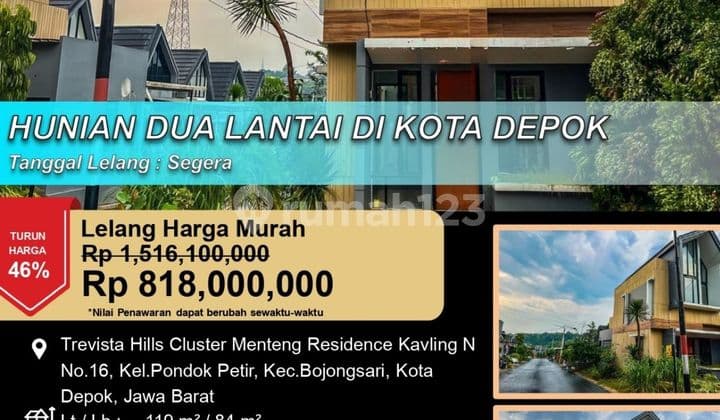 Rumah Modern Minimalis 2 Lantai di Depok