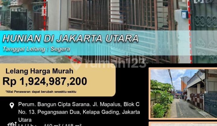 Rumah Hunian 2 Lantai Letak Strategis di Kelapa Gading