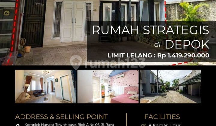 Rumah Cluster 2 Lantai Strategis di Cinere Depok