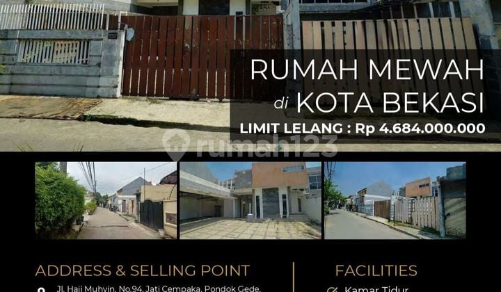 Rumah Mewah di Pusat Kota Bekasi Besar dan Luas