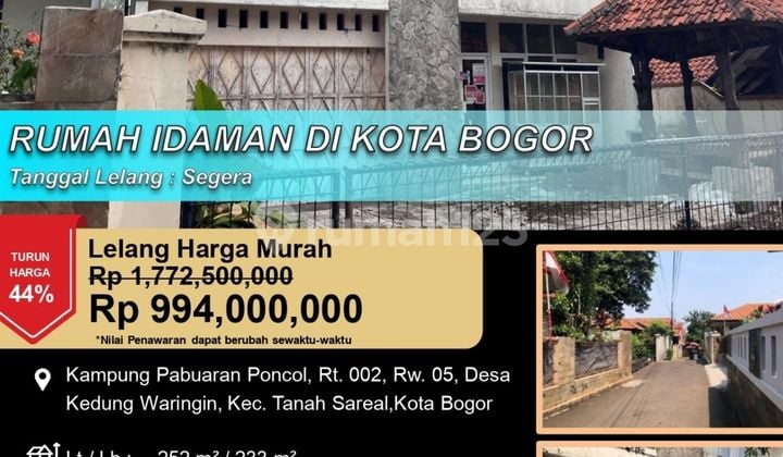 Rumah Idaman 2 Lantai Bangunan Kokoh di Kota Bogor