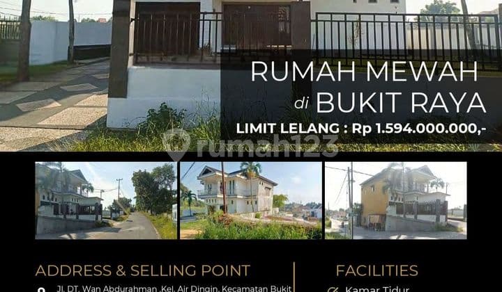 Rumah Mewah 2 Lantai Cantik di Bukit Raya