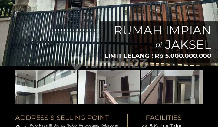 Rumah Impian Letak Strategis di Kebayoran Baru