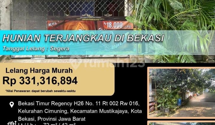 Rumah Siap Huni Harga Terjangkau di Kota Bekasi