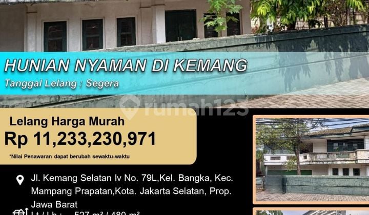 Rumah Besar 2Lantai Nyaman di Kemang Jakarta Selatan