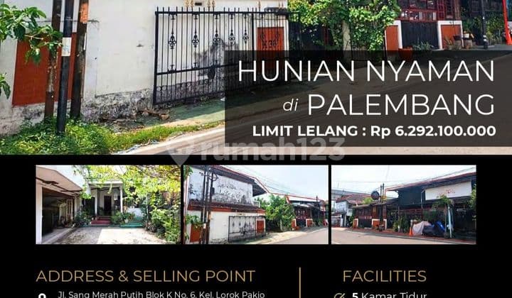 Hunian Nyaman Asri Luas di Kota Palembang