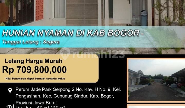 Hunian Nyaman Modern Minimalluas di Jade Park Serpong
