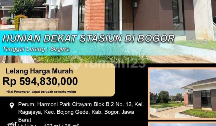 Rumah Idaman Modern Luas Nyaman di Bogor