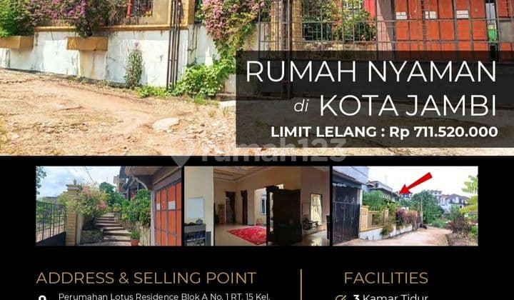 Rumah Nyaman Megah 2 Lantai di Kota Jambi