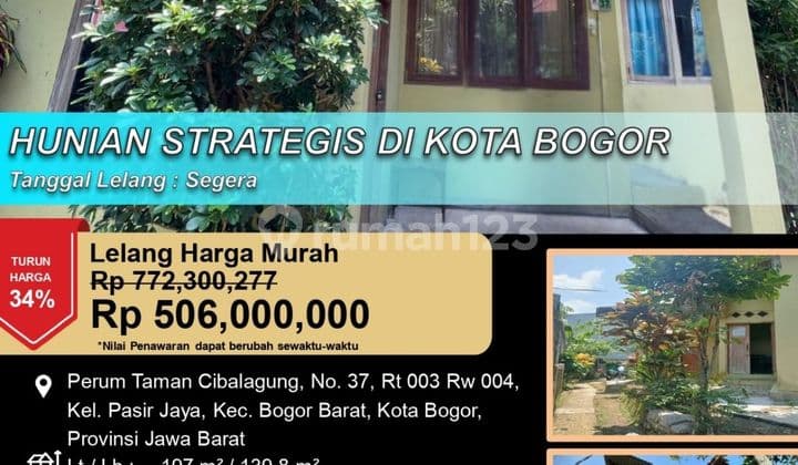 Hunian Nyaman Lokasi Strategis di Kota Bogor