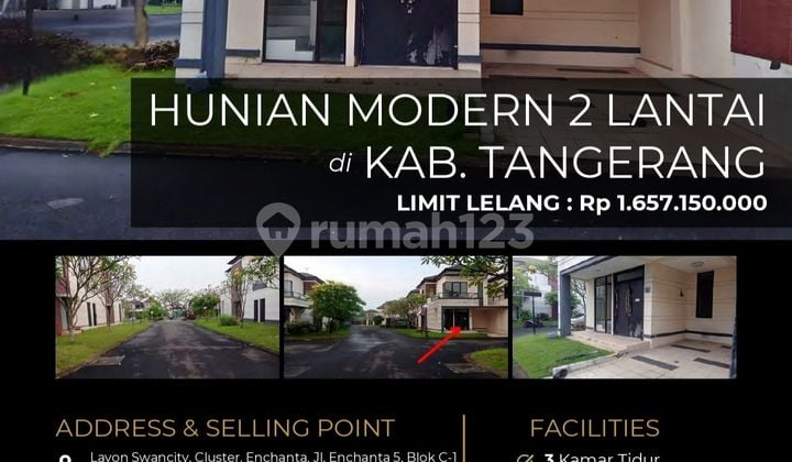 Hunian Modern 2 Lantai Nyaman dan Aman di Daerah Cluster