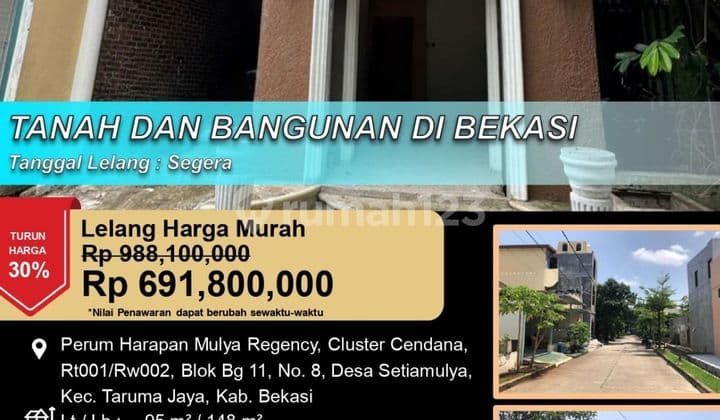 Rumah Mediterania Kokoh Harga Murah Harapan Mulya Regency