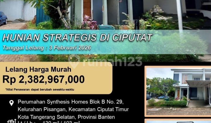 Hunian Letak Strategis Bagus 2 Lantai di Tangerang Selatan