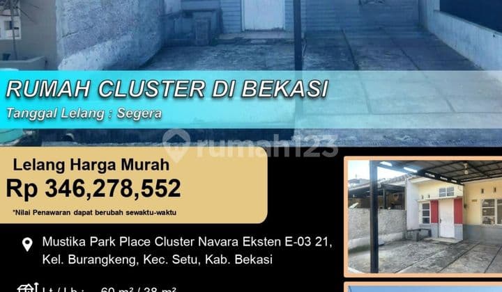 Rumah Cluster Minimalis Murah Nyaman di Bekasi
