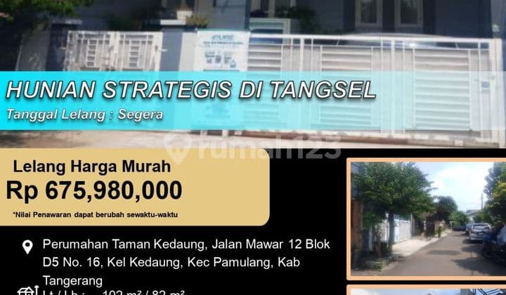 Strategic, Comfortable, and Beautiful Residence in Tangerang