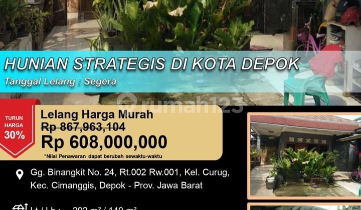 Hunian Luas Lapang Letak Strategis di Depok