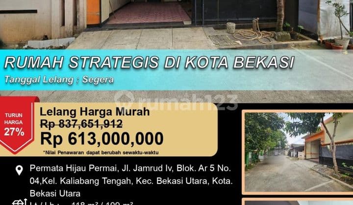 Rumah Strategis Asri 2 Lantai di Kota Bekasi