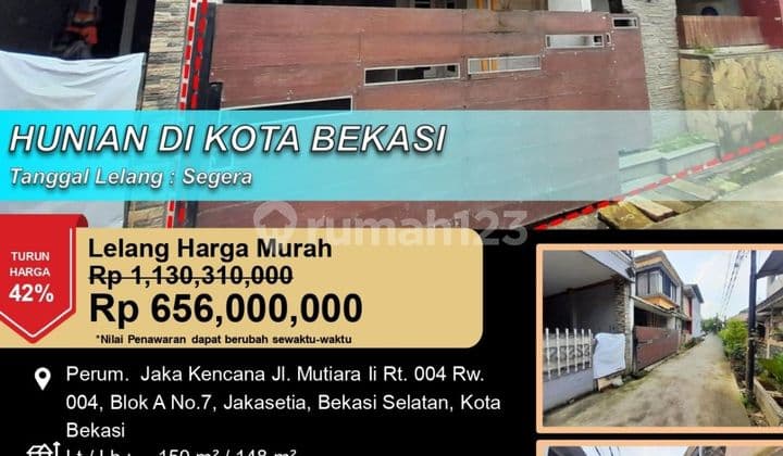 Rumah Hunian Nyaman 2 Lantai di Tengah Kota Bekasi