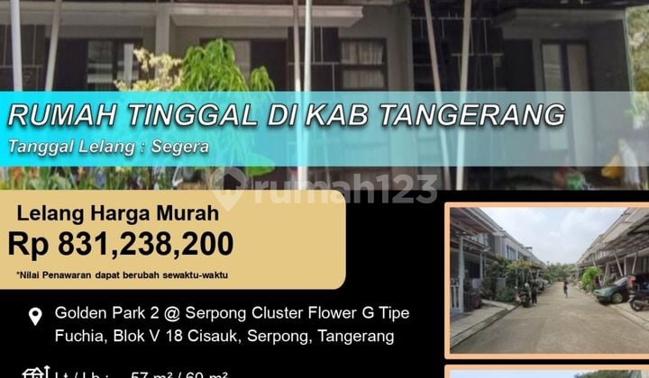 Rumah Tinggal Modern 2 Lantai di Kabupaten Tangerang