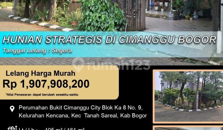 Hunian Nyaman dan Asri Letak Strategis di Cimanggu Bogor