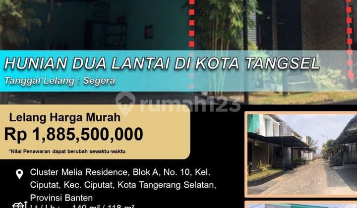 Hunian 2 Lantai Nyaman di Kota Tangerang Selatan