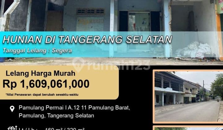 Rumah Butuh Renovasi2 Lantai di Tangerang Selatan