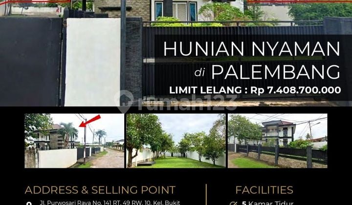Rumah Megah Luas Besar Nyaman 2 Lantai Palembang