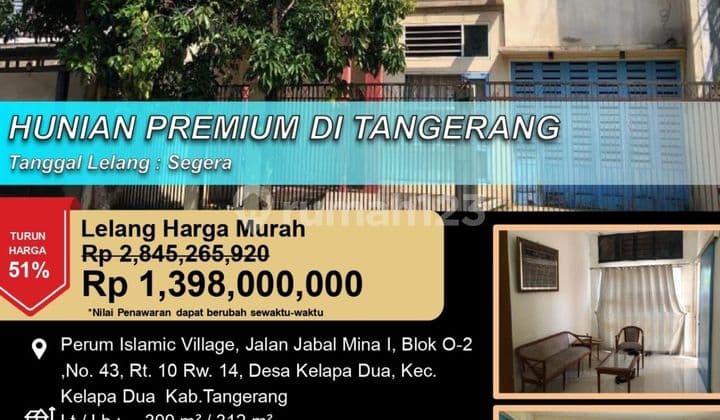 Rumah Premium Eksklusive2 Lantai di Tangerang