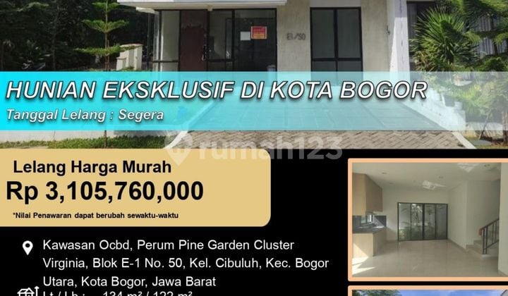Rumah Mewah Eksklusive Siap Huni di Kota Bogor