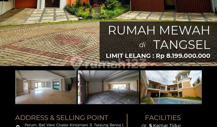 Rumah Luas Lapang di Daerah Cluster yang Nyaman