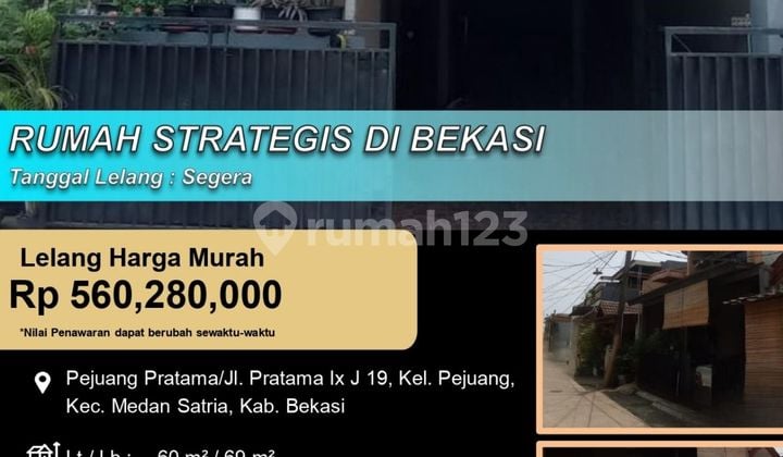 Rumah Strategis di Perumahan Pejuang Pratama Medan Satria