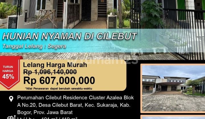 Hunian Modern Minimalis 2 Lantai Nyaman Cilebut
