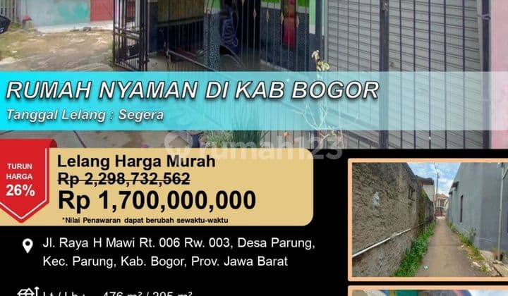 Rumah Kontrakan Cocok untuk Investasi di Kabupaten Bogor