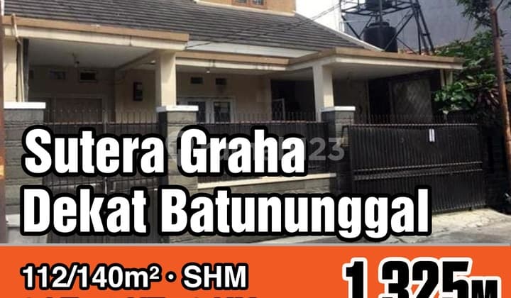 Jual Rumah Sayap Batununggal, Belakang Pt. Len