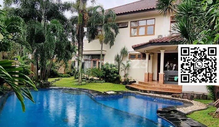 Rumah Mewah Kenanga Cilandak Timur 1.335M² Ada Private Pool, Lokasi Dekat Ampera & Tol Tb Simatupang