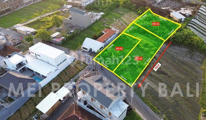 Premium Location Roadside Freehold Land At Pererenan Canggu, Bali