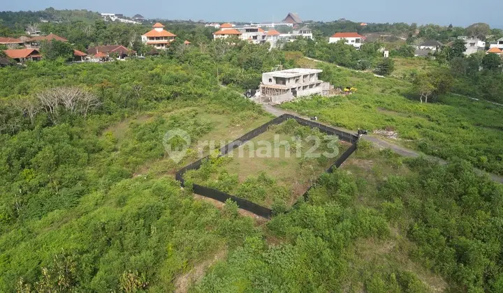 Tanah Strategis View Laut, Bandara dan GWK di Ungasan, Bali