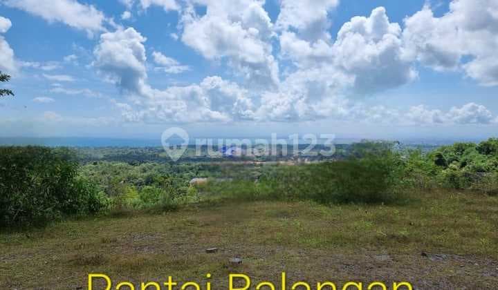 Tanah Full Ocean View One Gate System Complex di Balangan, Bali