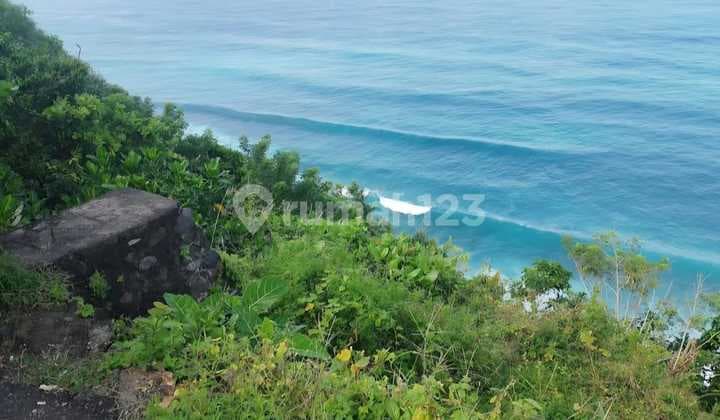 Tanah Komersial Los Tebing Pemandangan Laut di Uluwatu, Bali