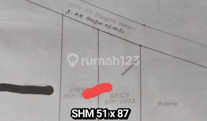 Dijual Tanah Komersil Cipondoh Jl Raya 12Jt Nego